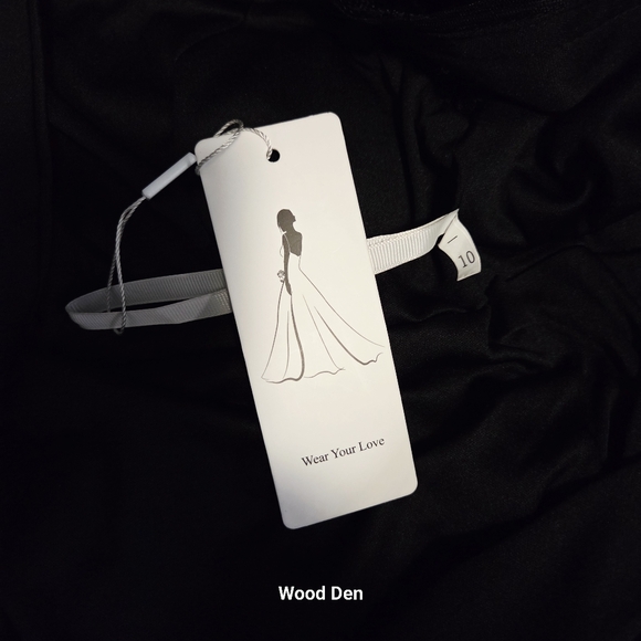 Wear your love 10 Elegant Black sequin  Evening Gown - Picture 2 of 9